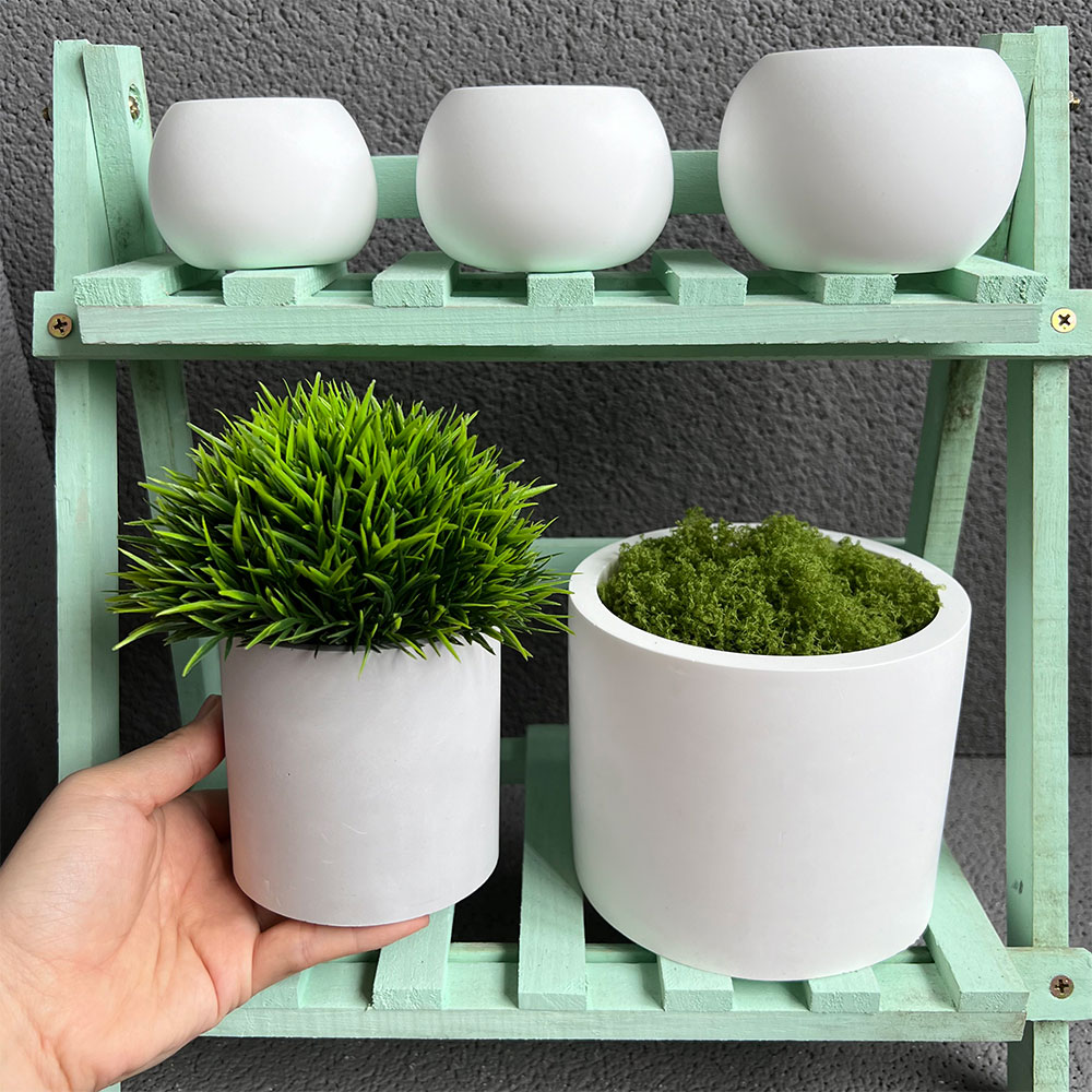 Terrazzo Pot Cement - وعاء مصنع الأسمنت ، قالب خرساني