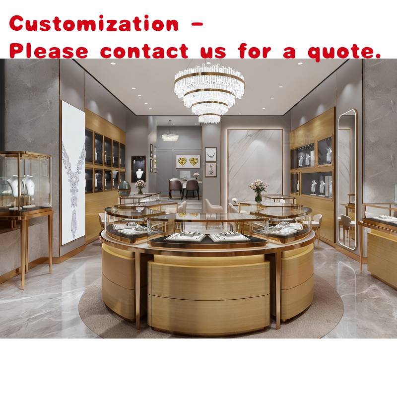 Interior Design Lighting Layout - Custom.تصميم داخلي لمتجر مجوهرات دبي الحديث