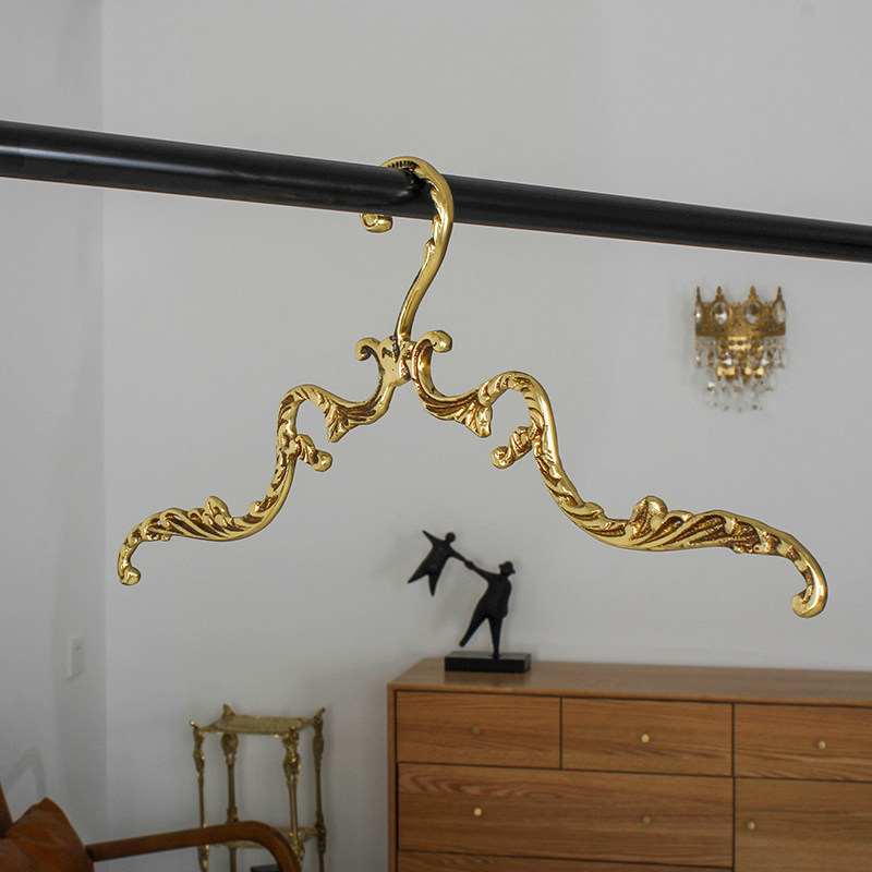 Antique Brass Hook - شماعة معاطف نحاسية عتيقة فاخرة، رف