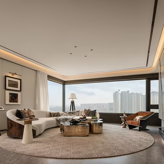 Interior Design Lighting Layout - Sanhai Light التصميم الداخلي خطة رئيسية