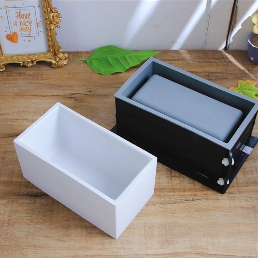 قالب سيليكون كبير مستطيل الشكل - مراجعة Terrazzo Pot Cement وسعره