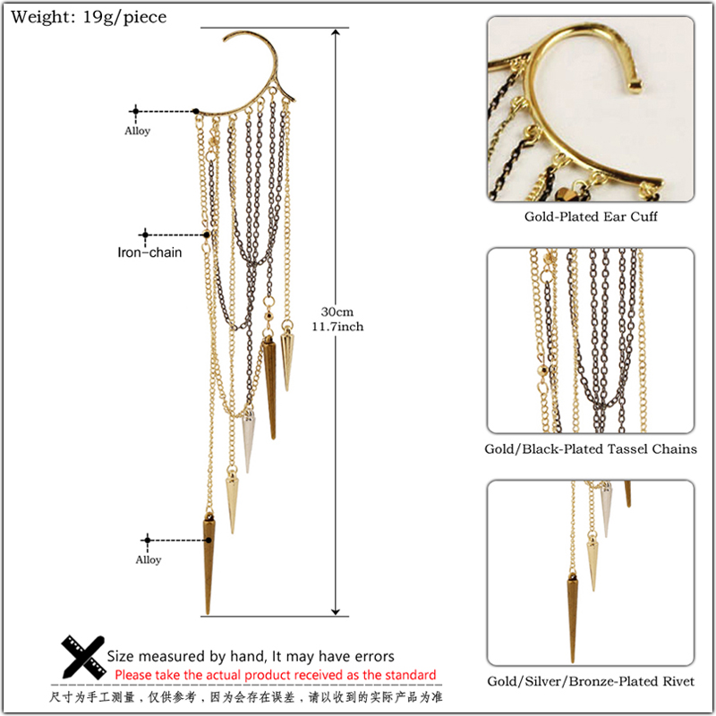 1 قطعة خمر الأذن هوك أقراط مشب - مراجعة Antique Brass Hook وسعره
