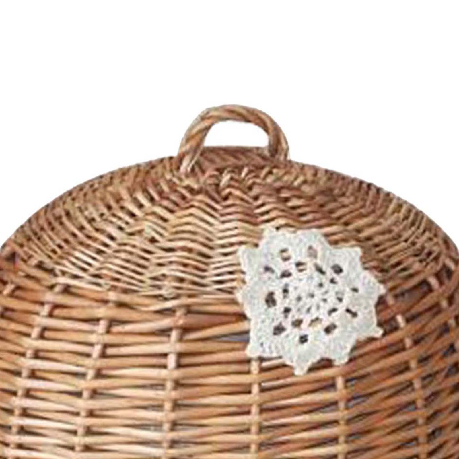 غطاء طعام وصينية تقديم من الخي - مراجعة Rattan Tray Handle وسعره