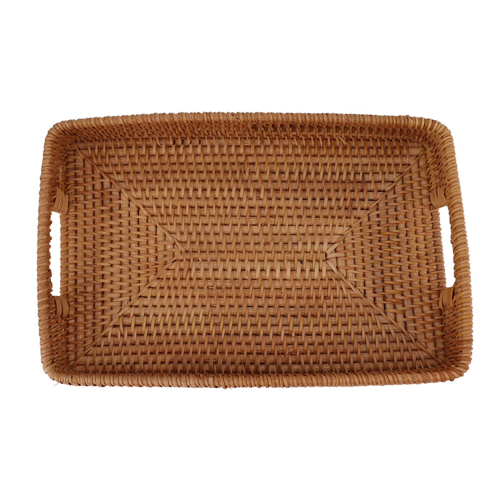 صينية تقديم D5 مع مقابض، صينية - مراجعة Rattan Tray Handle وسعره