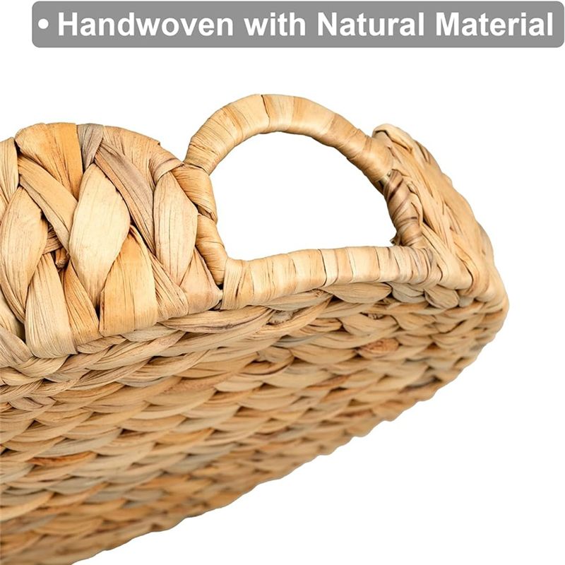 صينية دائرية ذات حواف متموجة A - مراجعة Rattan Tray Handle وسعره