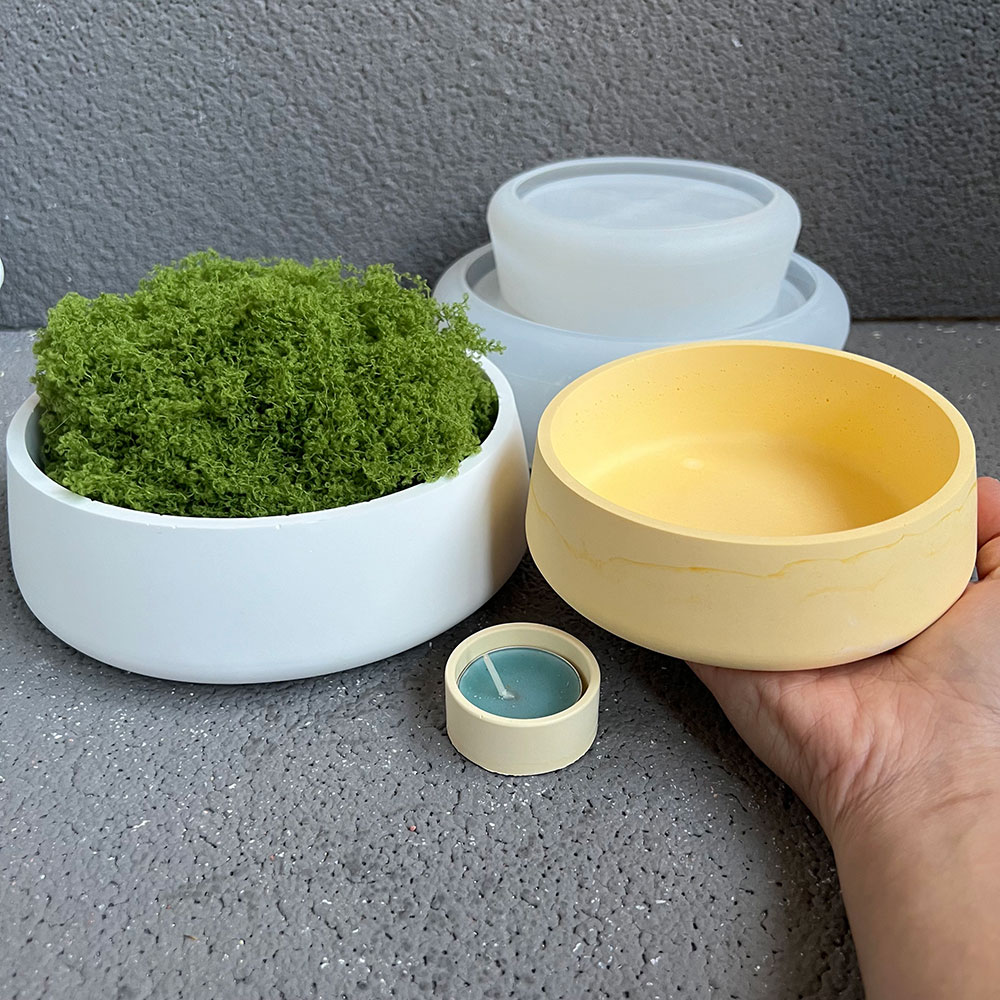 وعاء خرسانة قالب من السيليكون  - مراجعة Terrazzo Pot Cement وسعره