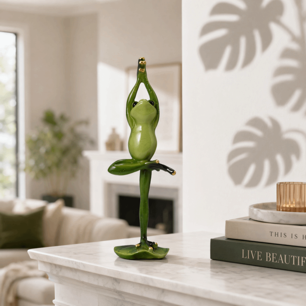 تمثال ضفدع من الراتنج بوضعيات  - مراجعة Interior Design Concept وسعره