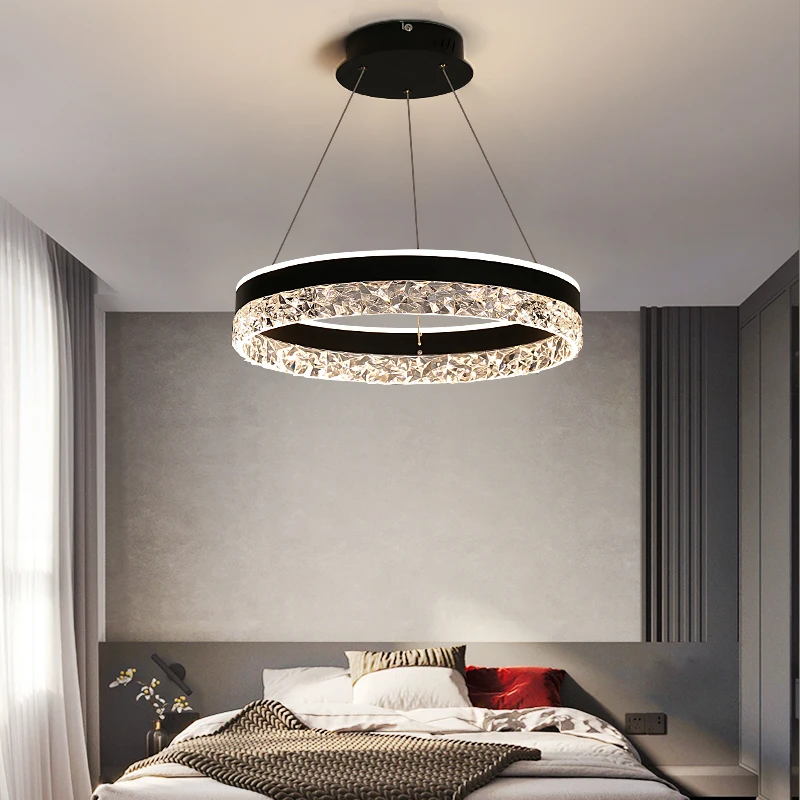 ضوء قلادة LED كريستالي فاخر حد - مراجعة Interior Design Living Room And Kitchen وسعره